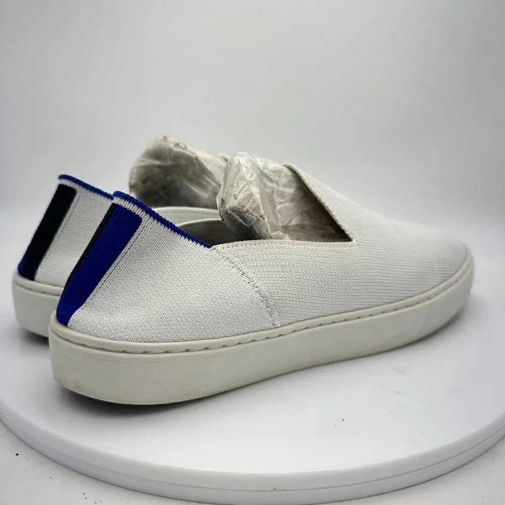 Rothys The Original Slip On Sneaker Bright White Women Comfort Shoes Size 8